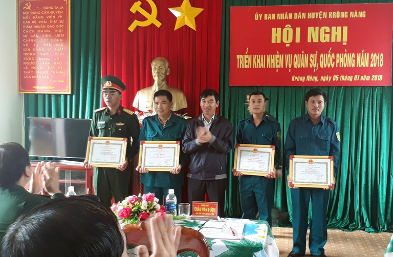 Triển khai công tác quân sự, quốc phòng năm 2018